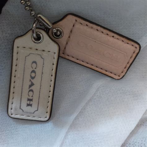 coach tag original|authentic coach tag.